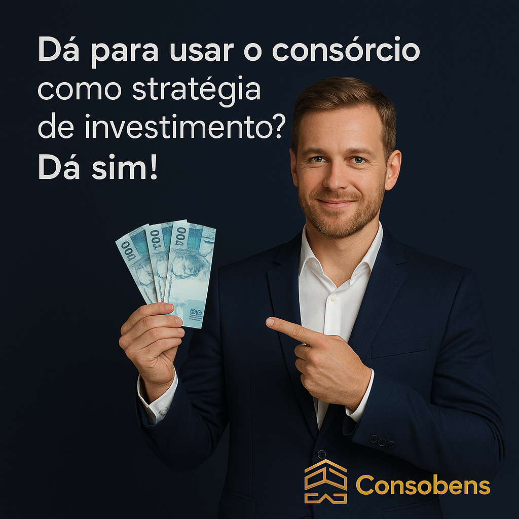 Dá para usar o consórcio como estratégia de investimento? Dá sim!