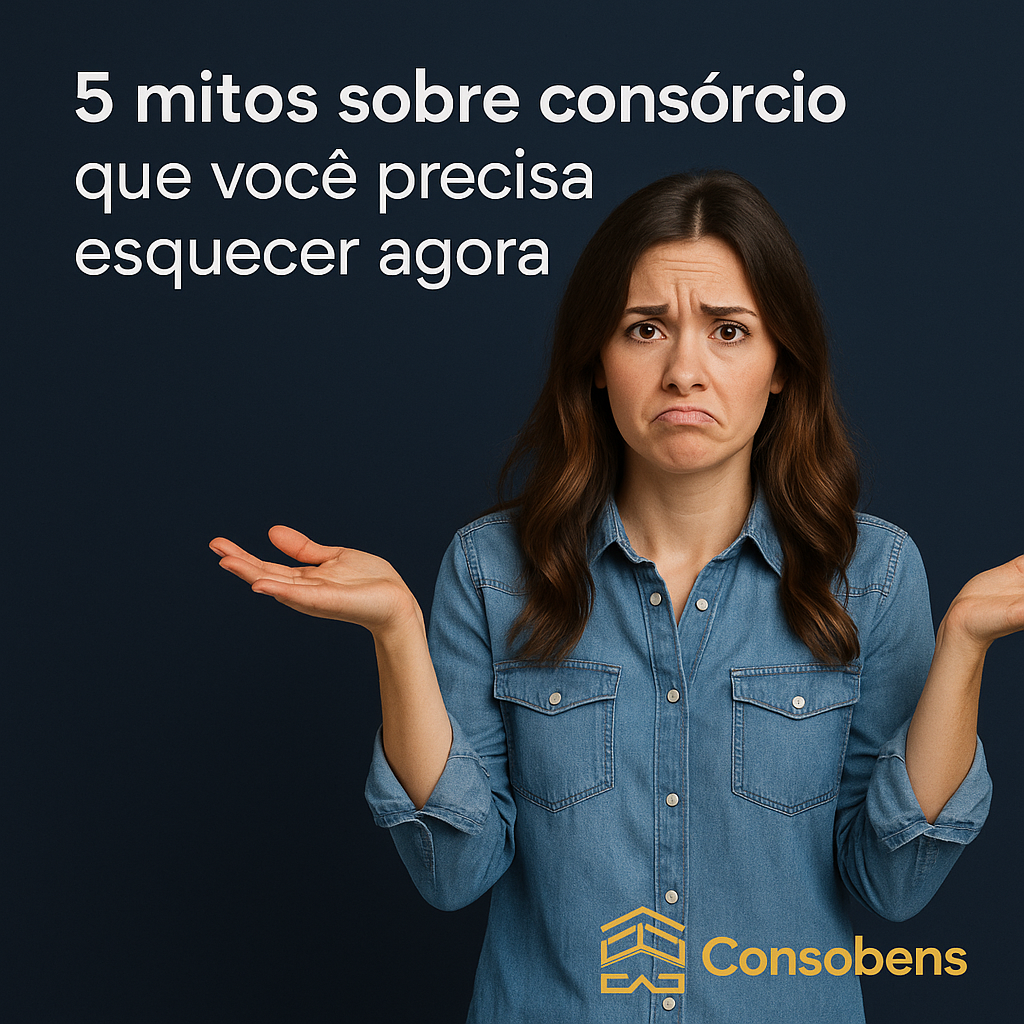 5 mitos sobre consórcio que você precisa esquecer agora